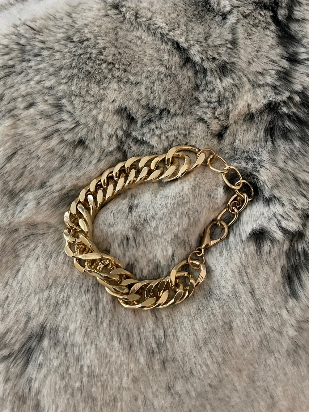 Chunky Gold Link Bracelet